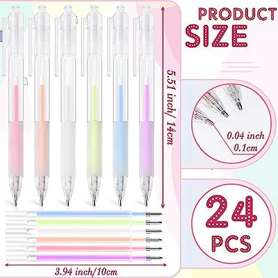  NEWEST 6 Pcs Ball Point Glue Pens, Applying Glue Like Writing  for Crafting Liquid Fabric Glue Pen with 6 Refills for Kids Scrapbook Card  Making School Supplies Art Drawing, 1 mm