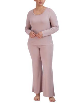 Felina Ultra-Soft Microfleece Pajama Set - Natural Cheetah