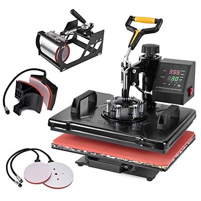 HTVRONT Auto Tumbler Heat Press Machine + Auto T-Shirts Hat Heat Press  Machine