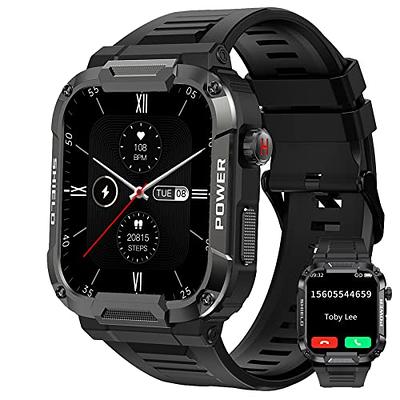  SKG R8 Military Smart Watches for Men (Answer/Make Call) Alexa  Built-in, 1.8'' Rugged Bluetooth Tactical Smartwatch for Android iPhone,  IP68 Waterproof Fitness Tracker Heart Rate Monitor, 2023 New : Electronics