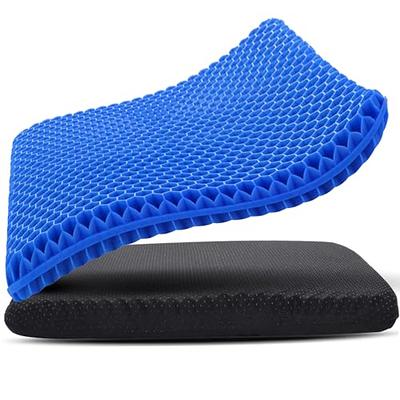 KYSMOTIC Gel Seat Cushion for Long Sitting (Super Large & Thick), Soft &  Breathable, Gel Chair Cushion for Wheelchair, for Hip Pain, Gel Seat  Cushion