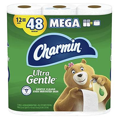 Charmin Ultra Strong Clean Touch Toilet Paper, 30 Family Mega Rolls = 153  Regular Rolls