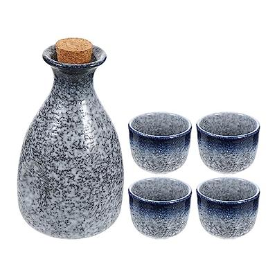 1 Set Sake Set Japanese Sake Pot Set Traditional Sake Cup Porcelain Sake  Pot Saki Cups 