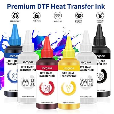 Clieve DTF Transfer Film ,100 Sheets DTF Transfer Film Paper A4 (8.5 x 11.75) for Epson Inkjet Printer DTG Printer Direct Print on T Shirts Textile