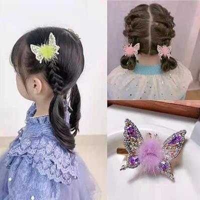 TRENDY CLUB Butterfly Hair Claw Clips for Women, 1 Pack of Metal Butterfly  Tassel Design Hair Clips Non-slip Hair Jaw Clamp Butterfly Hair Accessories