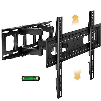  Perlegear Full Motion TV Wall Mount for Most 26–50 Inch TVs,  Max VESA 300 x 300mm, TV Monitor Wall Mount Bracket with Rotation, Swivel,  Tilt, Extension and Leveling Adjustment, Holds up