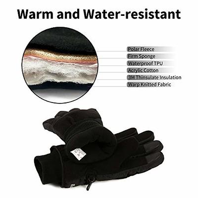 Koxly Winter Gloves Waterproof Windproof 3M Insulated Gloves 3 Fingers  Dual-layer Touchscreen Gloves for Men and Women - Yahoo Shopping