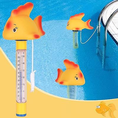  LanBlu Floating Pool Thermometer, Solar Flame Water Temperature  Thermometer, Large Size Easy Read Swimming Pool Thermometer at Night,Pro  Pond Thermometer,Floating Water Thermometer for Hot tub,Spa-1PC : Patio,  Lawn & Garden