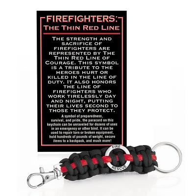 Thin Red Line Fire Service Firefighters Elite Key Chain - Yahoo Shopping