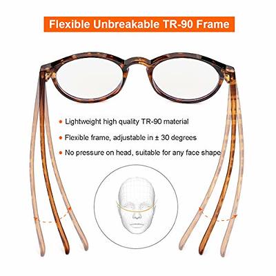 ANDWOOD Blue Light Blocking Glasses Women Men Computer Small Face Clear  Bluelight Blocker Eyeglasses Frame