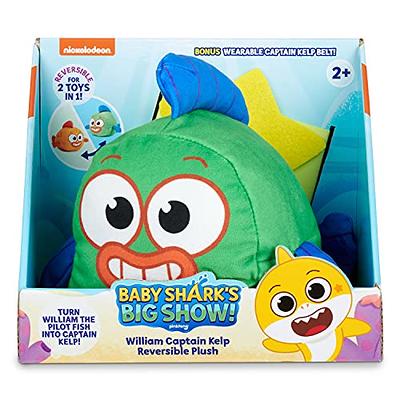 WowWee Baby Shark's Big Show! Reversible William Plush Flips Into Captain  Kelp – Stuffed Animal Fish – Cute Plushies for Kids - Yahoo Shopping