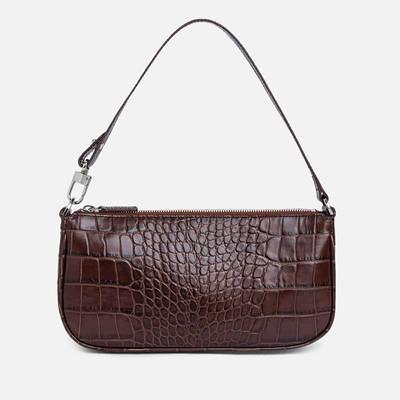 By FAR Rachel Leather Shoulder Bag - Yahoo Shopping