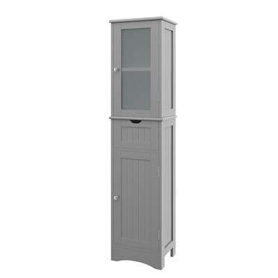 Boss Tall Storage Cabinet Gray - Room & Joy