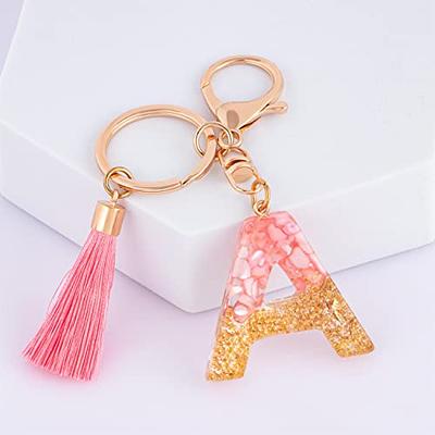 Suweibuke Cute Beige Key Chains for Women Girls, Initial Letter Keychains  with White Tassel, Charms for Key Handbags Backpacks (M) - Yahoo Shopping