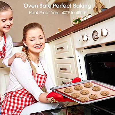 Toaster Oven Pan Set of 2, Shinsin Nonstick Baking Sheets Pan with Rimmed  Edge Baking Tray, 11x9 inch Cookie Sheet for Baking Replacement Tray Non  Toxic & Easy Clean - Yahoo Shopping