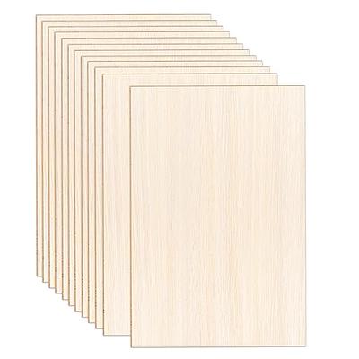 OUYZGIA 30 Pcs 3mm Plywood Basswood Sheets 11.8x11.8x1/8” Unfinished Thin  Wood Sheets for Laser Cutting Engraving DIY Craft Painting Modeling