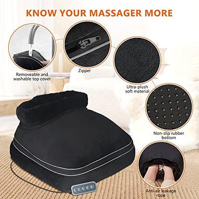 3-in-1 Foot Warmer, Vibration Foot Massager, and Back Massager