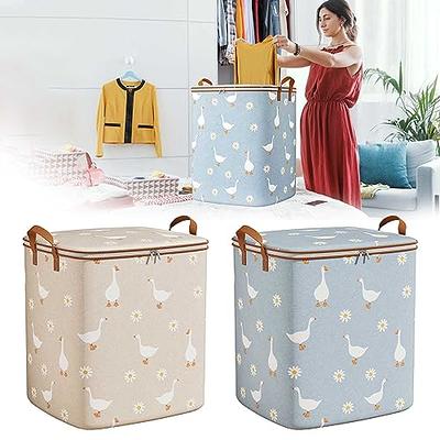 Clothes Storage Bags, Large Capacity Foldable Wardrobe Storage Box