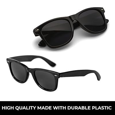 Eyegla 8 Pack Retro Rectangle Sunglasses for Women Trendy Square Party  Glasses Bulk for Women Men