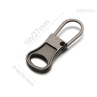 Mizeer Zipper Pull Replacement for Small Holes Zipper, Detachable