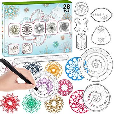 Chivao Spiral Art Gear Geometric Ruler Spiral Circle Template for Drawing  Plastic Template Ruler Drawing Toys Spiral Curve Stencils with Pens Paper  for Drawing DIY Art Crafts Sketch (Classic) - Yahoo Shopping