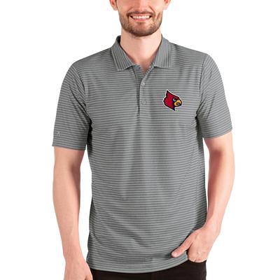 Louisville Cardinals adidas Tri-Blend Polo Shirt - Gray