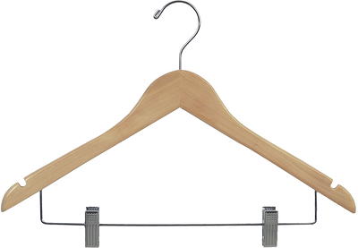 Ulimart Wood Hangers 20 Pack Smooth Finish Wooden Hangers,Durable