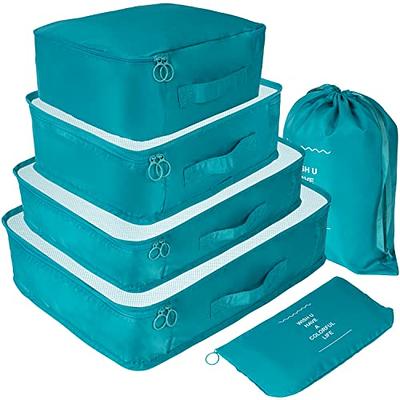 Adwaita 6 Set Packing Cubes, Travel Luggage Packing Organizers (Teal) -  Yahoo Shopping