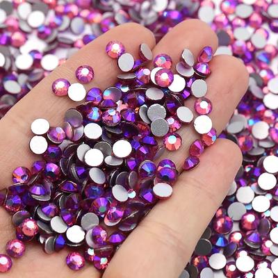 beadsland Flat Back Crystal Rhinestones Round Gems for Nail Art and Craft  Glue Fix, Crystal (4.6-4.8mm) SS20/1440pcs - Yahoo Shopping