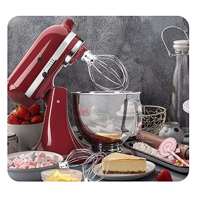 HOMCOM 5-in-1 Electric Hand Mixer, Handheld Mixer with Measuring Cup, 300W  Immersion Blender with 5+1P Speeds, Dough Hooks, Chopper, Whisk and Mixers  for Meat, Fruit, Mashed Potato and Milkshake 