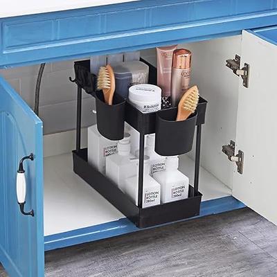 2 Sets of 2-Tier Multi-Purpose Under Sink Organizers and Storage