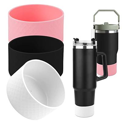 Silicone Boot for Stanley Quencher 30oz/40oz Protective Silicone Cup Boot,  Reduces Noise Water Bottle Bottom Sleeve Cover Compatible with Stanley