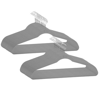 Simplify Kids 12 Pack Collar Saver Ultimate Hangers - White