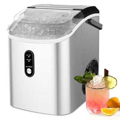 Nugget Ice Makers Countertop,33 Lbs/Day Sonic Ice Maker,Countertop