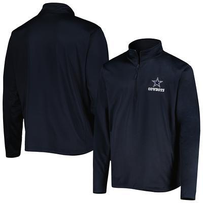 Women's Antigua Navy Los Angeles Rams Portal Quarter-Zip Pullover Top