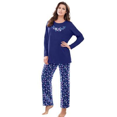 Plus Size Women's Relaxed Pajama Pant by Dreams & Co. in Classic