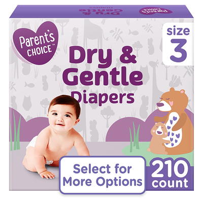 Parent'S Choice Dry & Gentle Diapers Size 7 - Club 72 Count