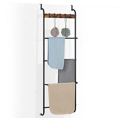 Mkono Towel Holder Wall Mounted Towel Racks for Bathroom Farmhouse Decor  Rustic Wood Towel Hooks Hang Towels Bathrobe Coat Clothing 12.6 x 5.2  Bath Towel Hanger Storage Organizer - Yahoo Shopping