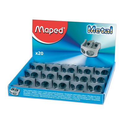 Maped Connect DUO 2-Hole Canister Pencil Sharpener & Eraser Combo