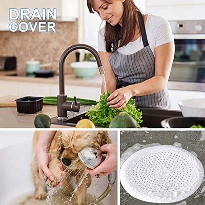 Hair Catcher Shower Drain(3 Pack), Bathtub Drain Cover, Sink Tub Drain  Stopper, Sink Strainer for Kitchen and Bathroom, Hair Stopper for Bathtub  Drain