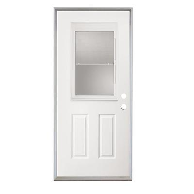 RELIABILT 36-in x 80-in Steel Right-Hand Outswing Primed Prehung Single  Front Door Insulating Core in the Front Doors department at