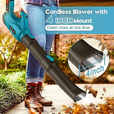 Powerful 18V Rechargeable Lithium Battery Powered Cordless Leaf blower  Electric Blower Cordless blower Snow Blower