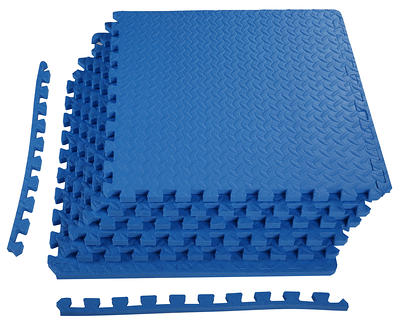 BalanceFrom Puzzle Exercise Mat with EVA Foam Interlocking Tiles for MMA,  Exercise, Gymnastics and Home Gym Protective Flooring, 1/2 Thick, 24 Square  - Yahoo Shopping