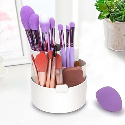 1pc Makeup Brush Storage Box, Rotating Brush Holder, Multi-functional  Storage Organizer, Large Capacity Creative Pen Holder, Suitable For Desktop  Cosmetic Tool Storage