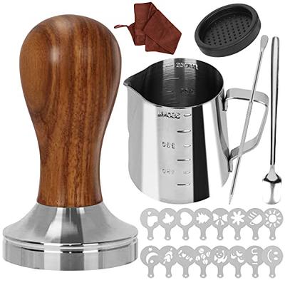 EspressoWorks All-In-One Espresso Machine with Milk Frother 7-Piece Set -  Cappuccino Maker Includes Grinder, Frothing Pitcher, Cups, Spoon and Tamper