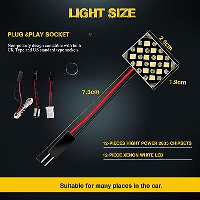 Plug Base 12V Automotive White LED Bulb