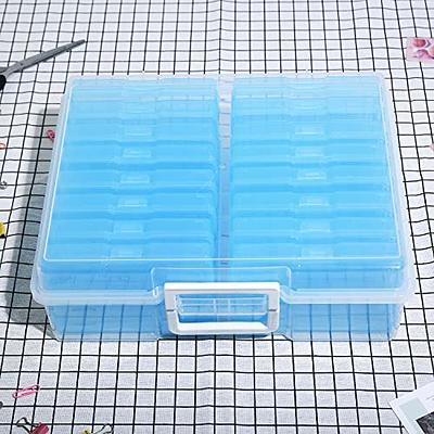 Naivees 4 x 6 Photo Storage Case with Handle, 16 Inner Photo Organizer  Keeper, Extra Large Storage Picture Boxes, Seed Storage, Transparent Craft