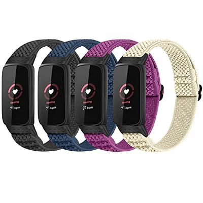 10 Pack Bands Compatible with Fitbit luxe Band Sport Watch Wrist Strap for  Men Women, Luxe Silicone Watch Strap Bracelet Wristband Replacement