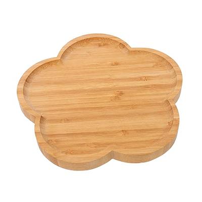  YUSOTAN Rubber Wood Cutting Board with Handle