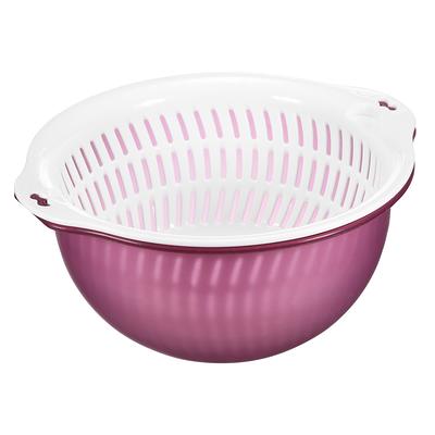 Kitchen Strainer Draining Basket Colander Plastic Washing - Temu